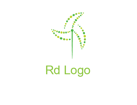 circles creating windmill logo