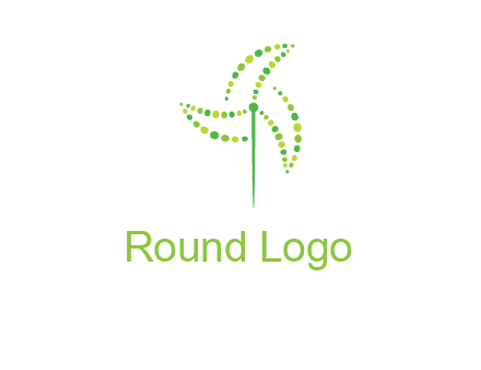 circles creating windmill logo
