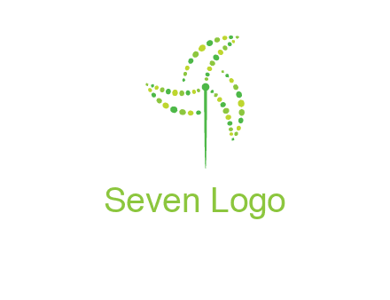 circles creating windmill logo