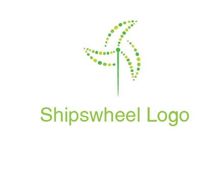 circles creating windmill logo