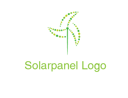 circles creating windmill logo