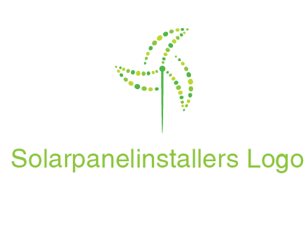 circles creating windmill logo