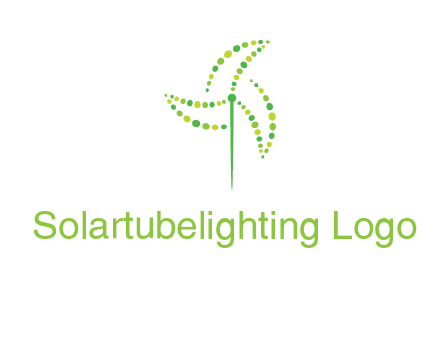 circles creating windmill logo