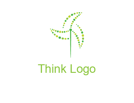 circles creating windmill logo