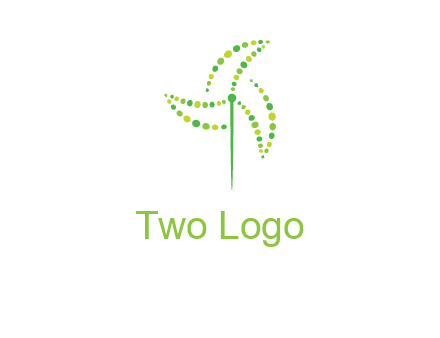 circles creating windmill logo