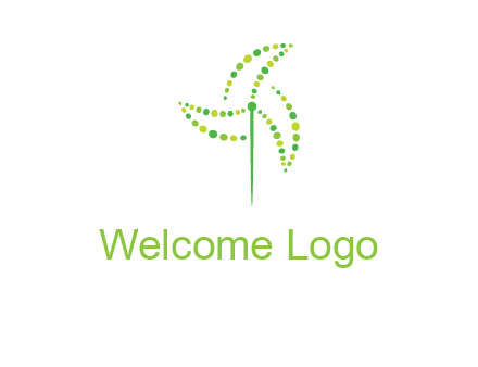 circles creating windmill logo