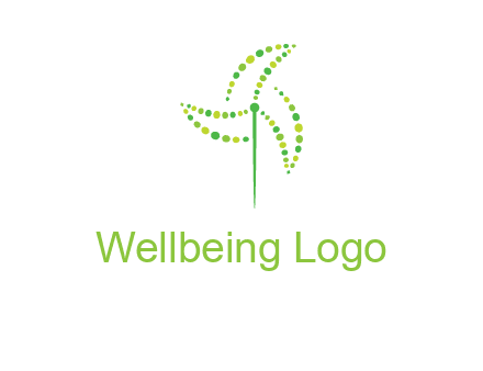 circles creating windmill logo