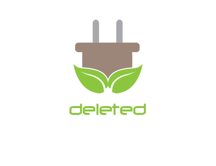 plug on leaves logo