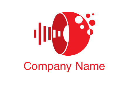 waves coming out retro speaker logo