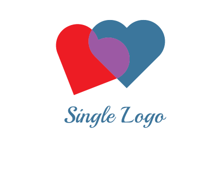 hearts dating logo creator 