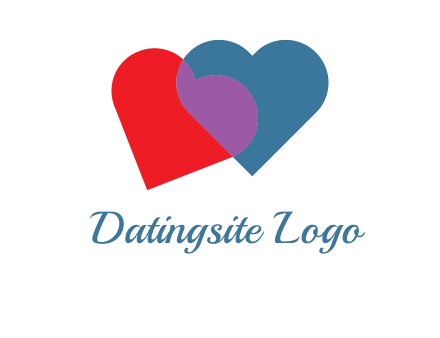 hearts dating logo creator 