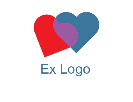 hearts dating logo creator 