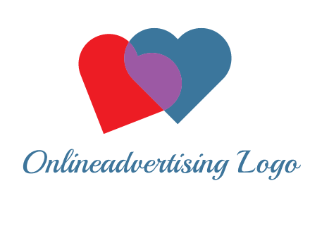 hearts dating logo creator 