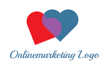 hearts dating logo creator 