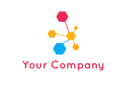 chemical bonding shapes logo