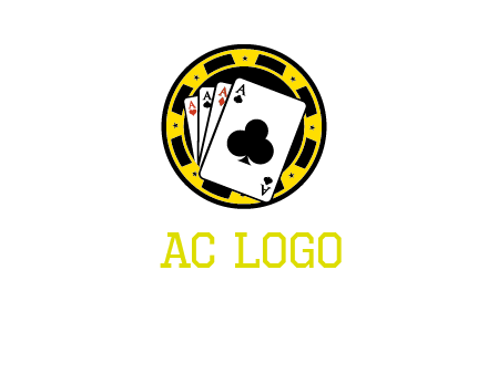 ace cards and casino chip gambling