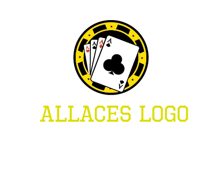 ace cards and casino chip gambling