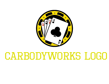 ace cards and casino chip gambling