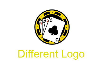 ace cards and casino chip gambling
