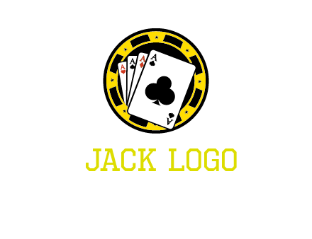 ace cards and casino chip gambling