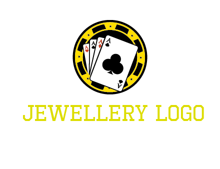 ace cards and casino chip gambling