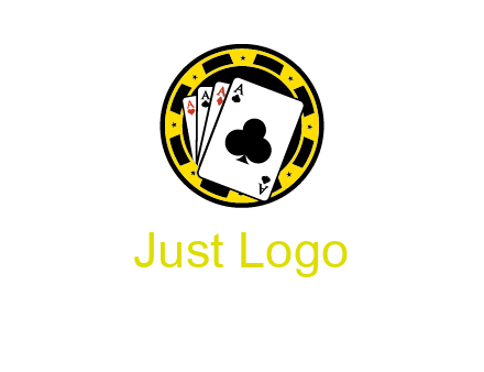 ace cards and casino chip gambling