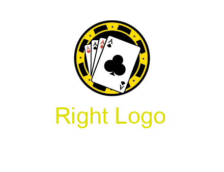 ace cards and casino chip gambling