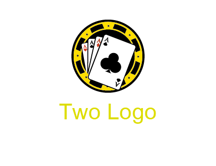 ace cards and casino chip gambling