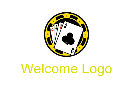 ace cards and casino chip gambling