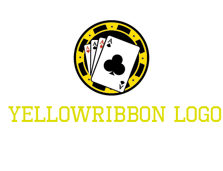 ace cards and casino chip gambling