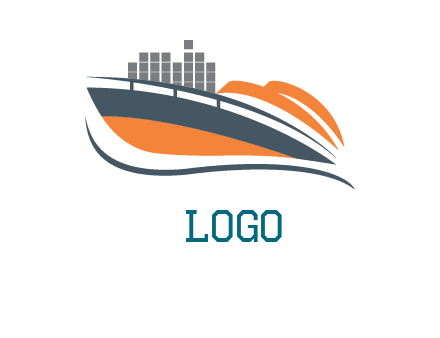 consignment on swoosh ship transport logo