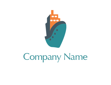 deck-house ship transport logo