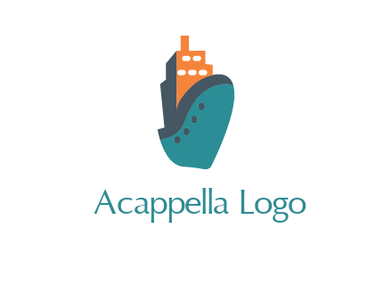 deck-house ship transport logo