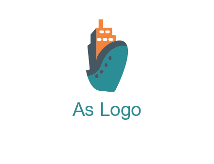 deck-house ship transport logo