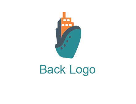 deck-house ship transport logo
