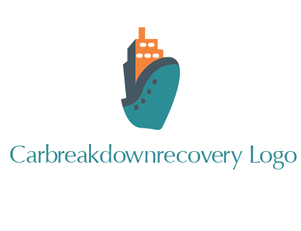 deck-house ship transport logo