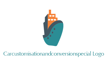deck-house ship transport logo