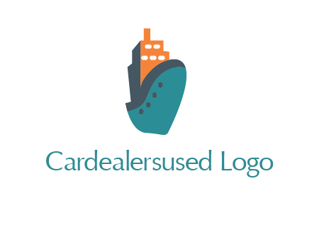 deck-house ship transport logo