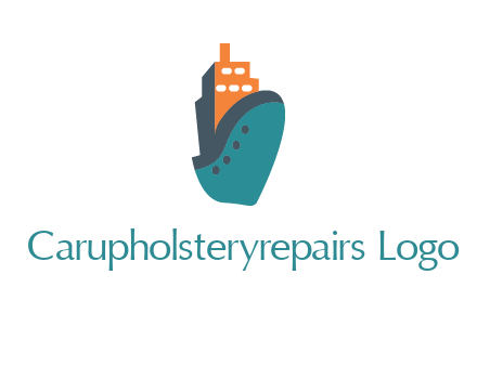 deck-house ship transport logo