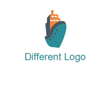 deck-house ship transport logo