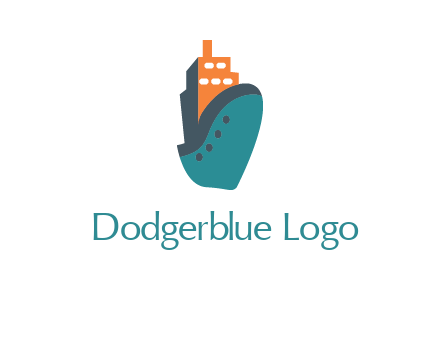 deck-house ship transport logo