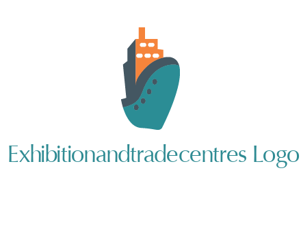 deck-house ship transport logo