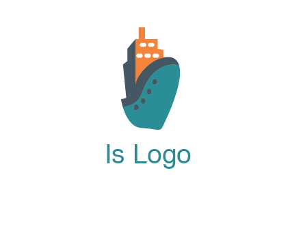 deck-house ship transport logo