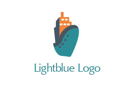 deck-house ship transport logo