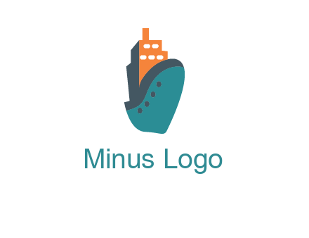 deck-house ship transport logo