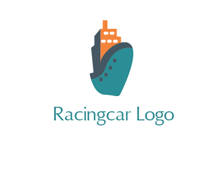 deck-house ship transport logo