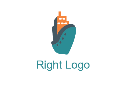 deck-house ship transport logo