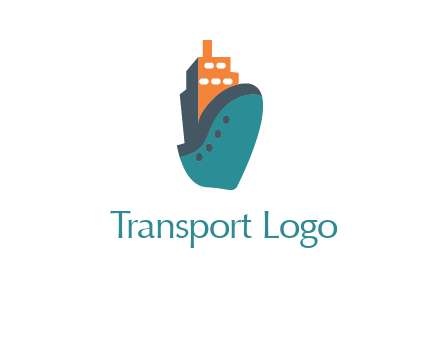 deck-house ship transport logo