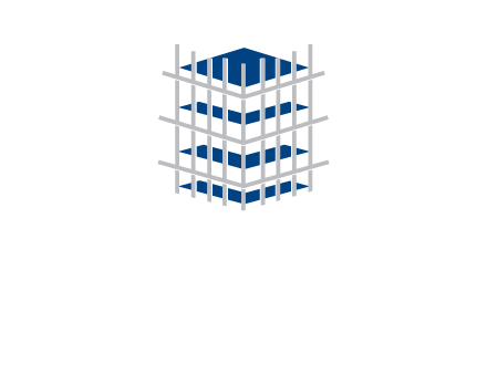 building structure beams construction logo icon