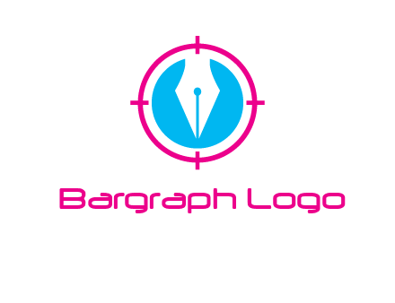 pen nib in circle publishing logo